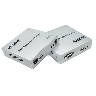4K @ 60 Hz 20 KM HDMI Fiber KVM Extender
